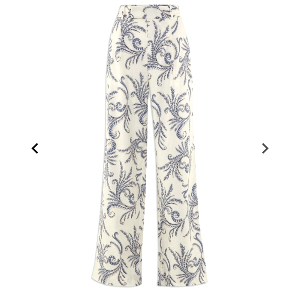 New Banana Republic Wide Leg Linen Pants Size 4 - Picture 3 of 6